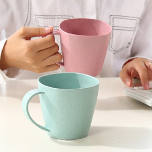 301-400ml Novelty Cup Personality Milk Juice Lemon Mug Coffee Tea  cafe De ceramic creative Reusable Plastic Cup